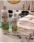 image des deux formats ( 125g et 250g) de bidon parfum pour spa senteur mojito de la marque kikao