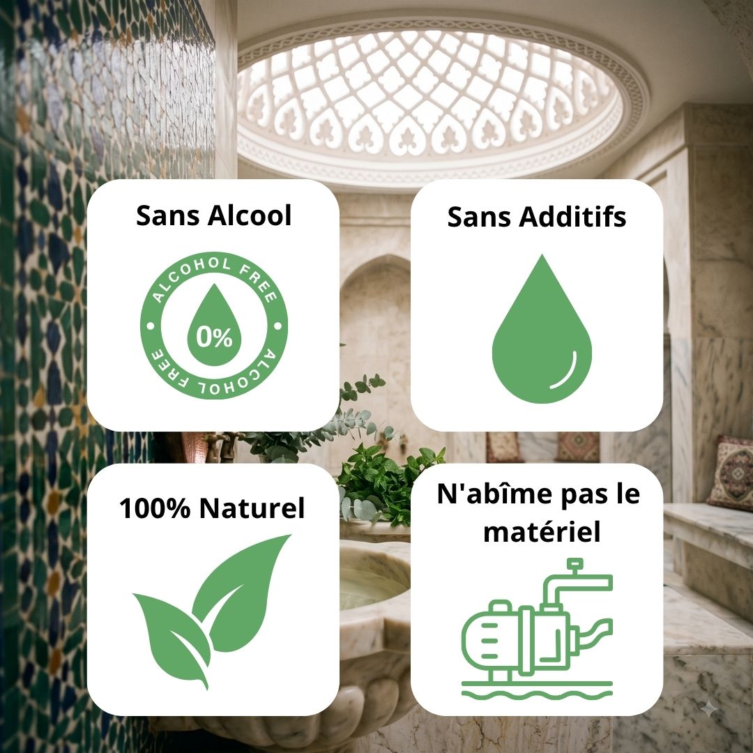 Prêt à l'emploi - Hammam &amp; Sauna - Cassis / Eucalyptus