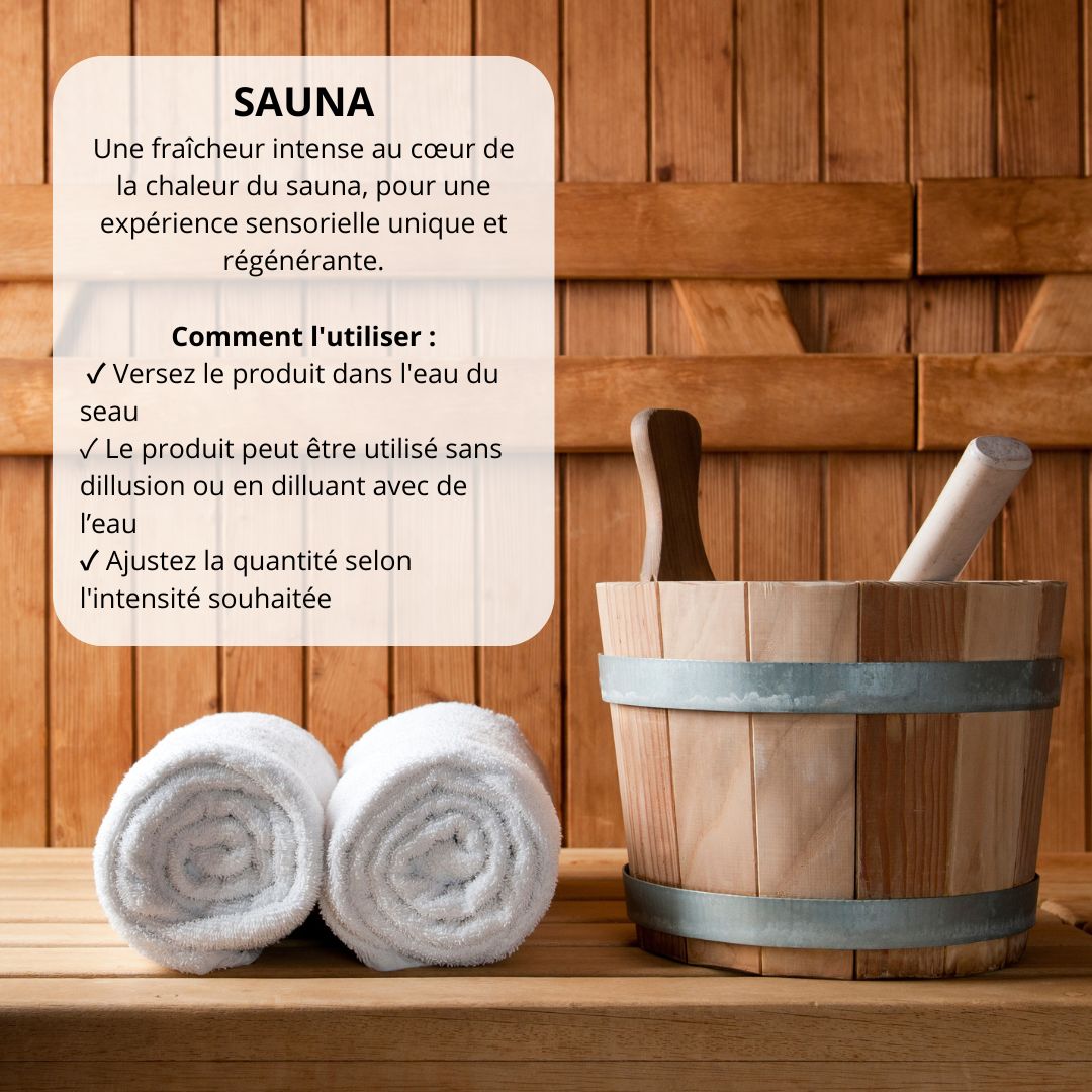 Prêt à l'emploi - Hammam &amp; Sauna - Cassis / Eucalyptus