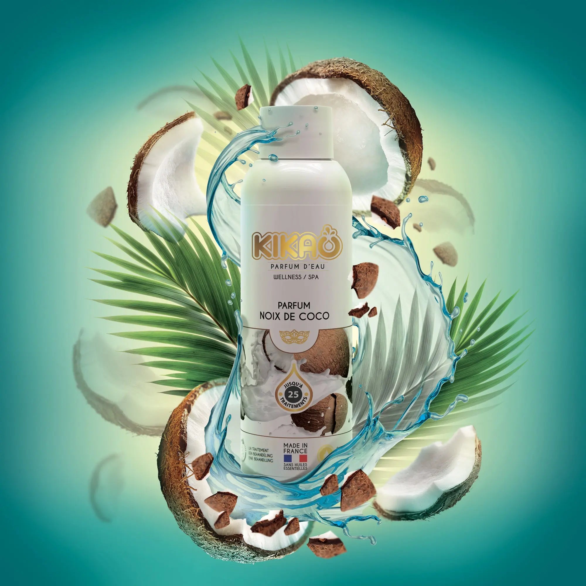 bidon de parfum kikao senteur noix de coco 