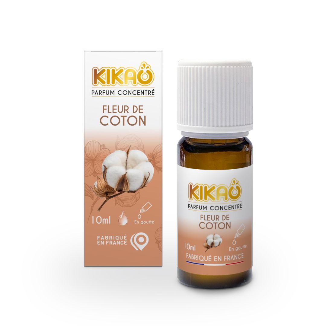 KIKAO - Parfum Fleur de Coton Concentré - Multi-Usages - 10ml